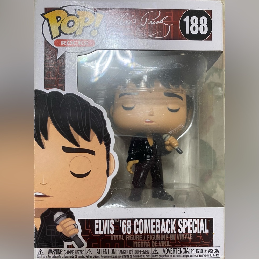 Funko Pop Funko Elvis Black Outfit Figure